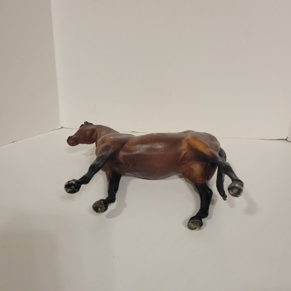 Vintage Breyer 7" Plastic Bay Horse with Braided Mane 1960's to 1980's - Picture 5 of 7